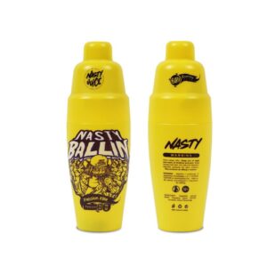 a yellow bottles with white text